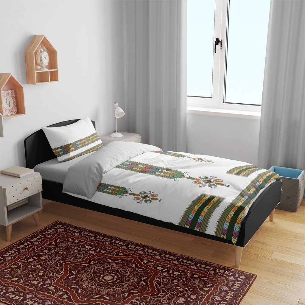 Ethiopia Bedding Set Ethiopian Traditional Habesha Style