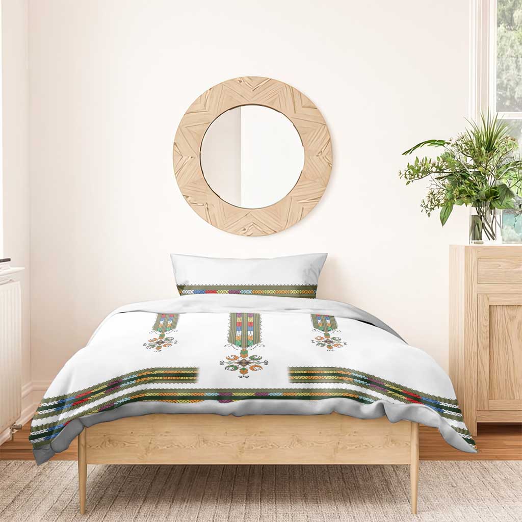 Ethiopia Bedding Set Ethiopian Traditional Habesha Style