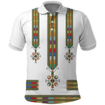 Ethiopia Polo Shirt Ethiopian Traditional Habesha Style