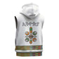 Ethiopia Sleeveless Zip Hoodie Ethiopian Traditional Habesha Style - African Pride