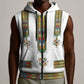 Ethiopia Sleeveless Zip Hoodie Ethiopian Traditional Habesha Style - African Pride