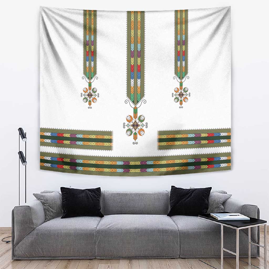 Ethiopia Tapestry Ethiopian Traditional Habesha Style