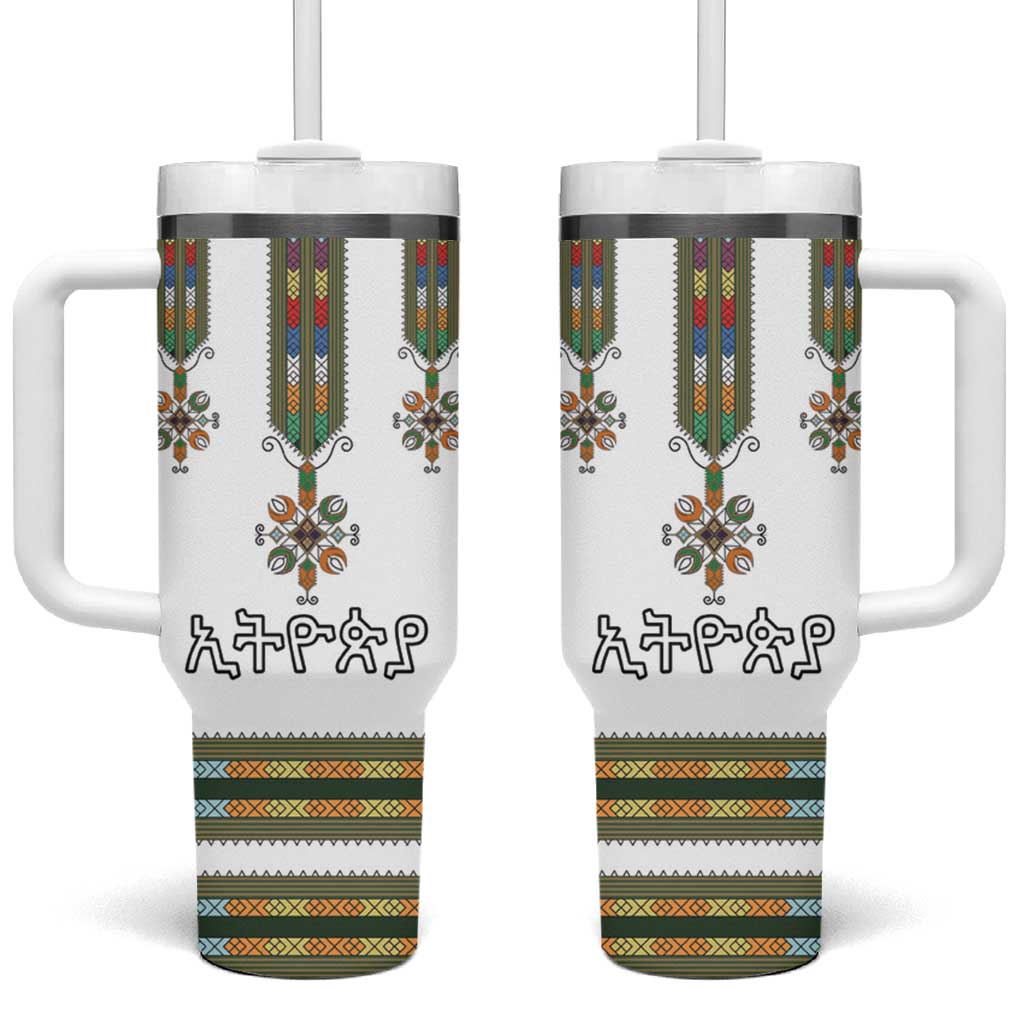 Ethiopia Tumbler With Handle Ethiopian Traditional Habesha Style