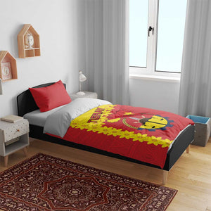 Tigray Ethiopia Bedding Set Tigray Seal With Flag Map - African Pattern