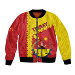 Tigray Ethiopia Bomber Jacket Tigray Seal With Flag Map - African Pattern