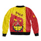 Tigray Ethiopia Bomber Jacket Tigray Seal With Flag Map - African Pattern