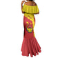 Tigray Ethiopia Mermaid Dress Tigray Seal With Flag Map - African Pattern