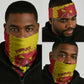 Tigray Ethiopia Neck Gaiter Tigray Seal Flag Map - African Pattern LT15