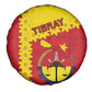 Tigray Ethiopia Spare Tire Cover Tigray Seal With Flag Map - African Pattern