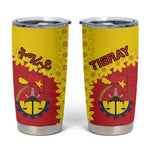 Tigray Ethiopia Tumbler Cup Tigray Seal With Flag Map - African Pattern