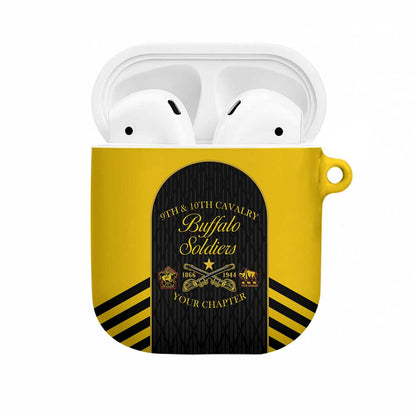 Personalized Buffalo Soldiers AirPods Case 9th & 10th Cavalry Regiment