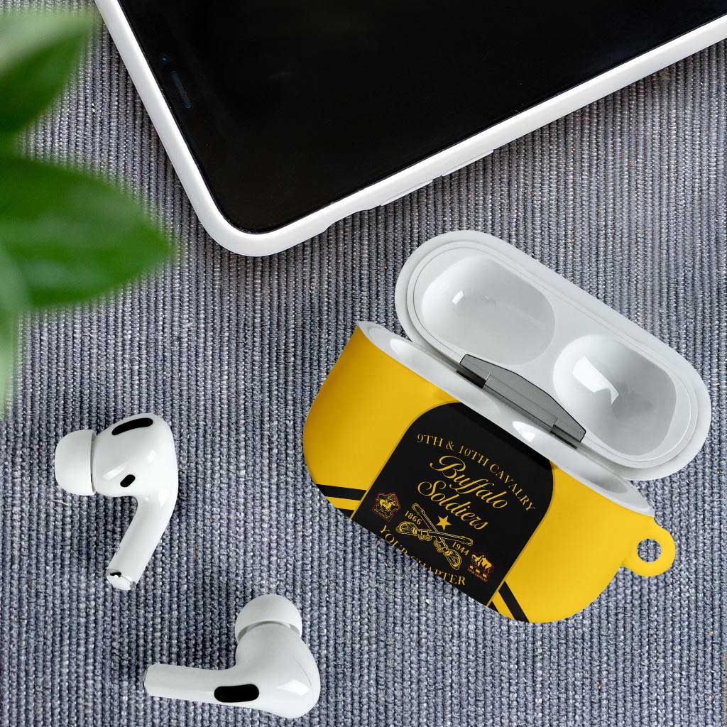 Personalized Buffalo Soldiers AirPods Case 9th & 10th Cavalry Regiment