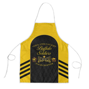 Personalized Buffalo Soldiers Apron 9th & 10th Cavalry Regiment