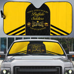 Personalized Buffalo Soldiers Auto Sun Shade 9th & 10th Cavalry Regiment
