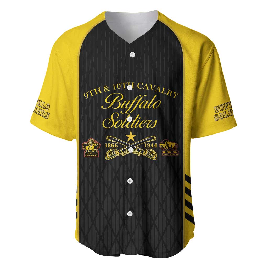 Personalized Buffalo Soldiers Baseball Jersey 9th & 10th Cavalry Regiment