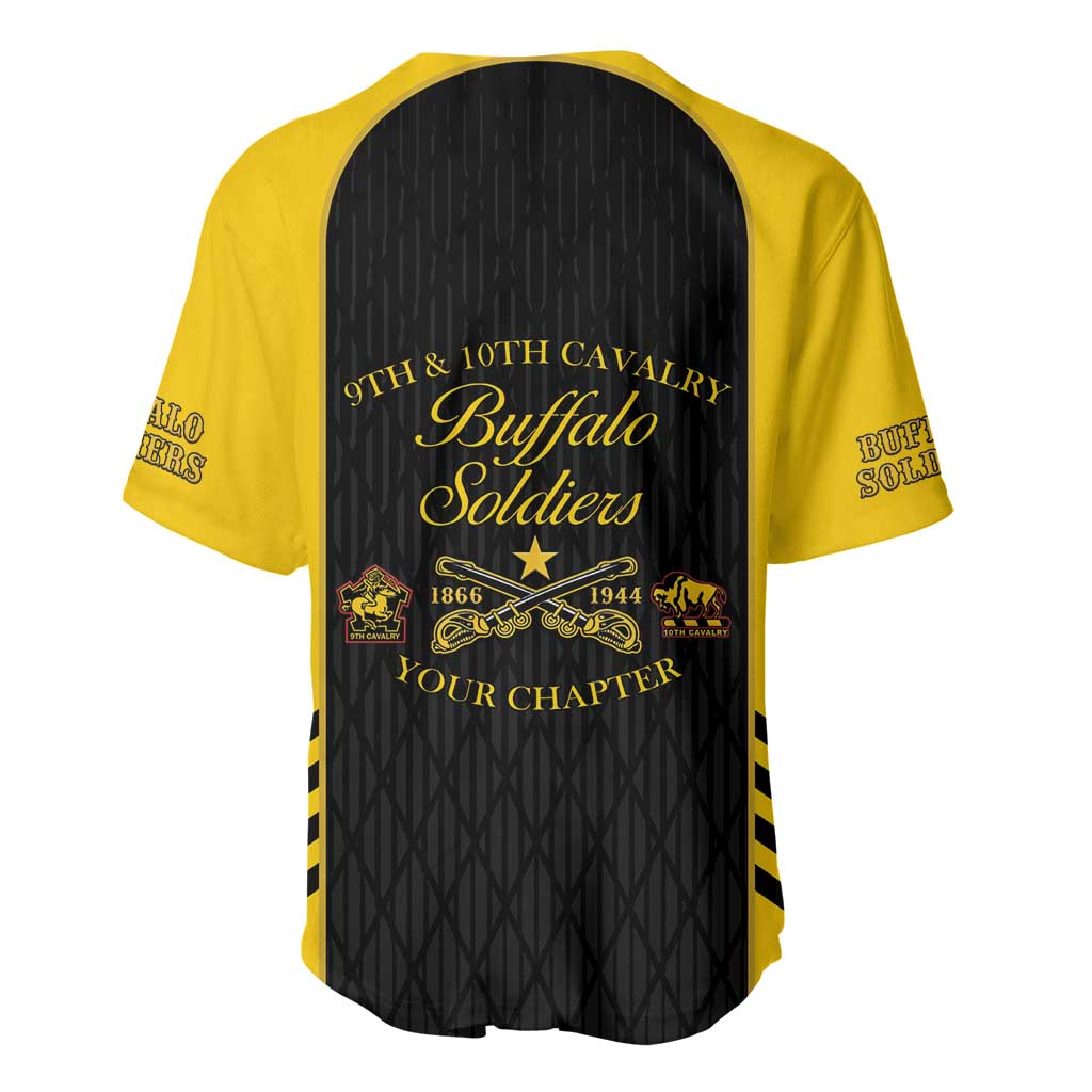 Personalized Buffalo Soldiers Baseball Jersey 9th & 10th Cavalry Regiment