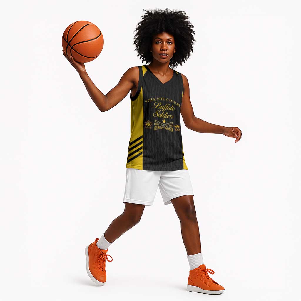 Personalized Buffalo Soldiers Basketball Jersey 9th & 10th Cavalry Regiment