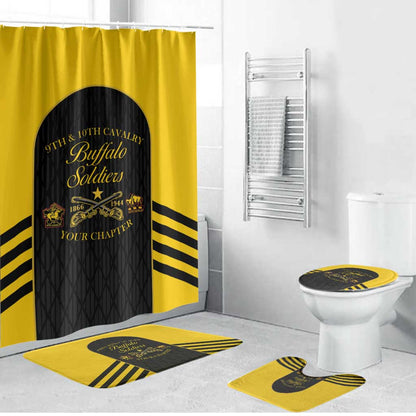 Personalized Buffalo Soldiers Bathroom Set 9th & 10th Cavalry Regiment