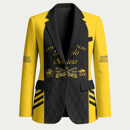 Personalized Buffalo Soldiers Blazer 9th & 10th Cavalry Regiment