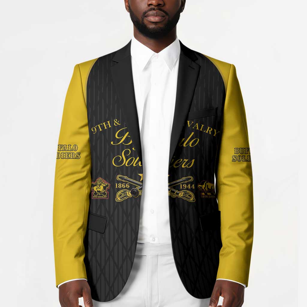 Personalized Buffalo Soldiers Blazer 9th & 10th Cavalry Regiment