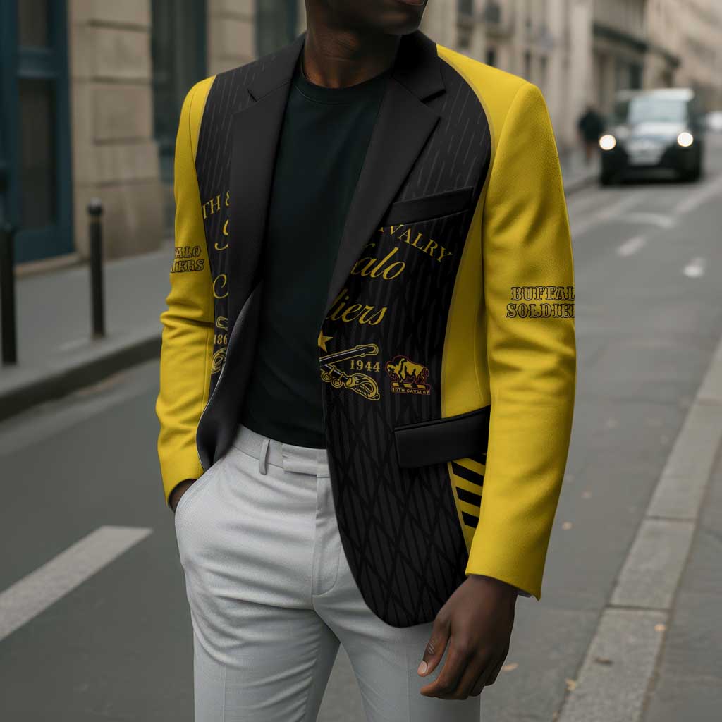 Personalized Buffalo Soldiers Blazer 9th & 10th Cavalry Regiment