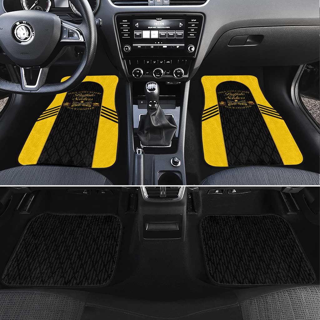 Personalized Buffalo Soldiers Car Mats 9th & 10th Cavalry Regiment