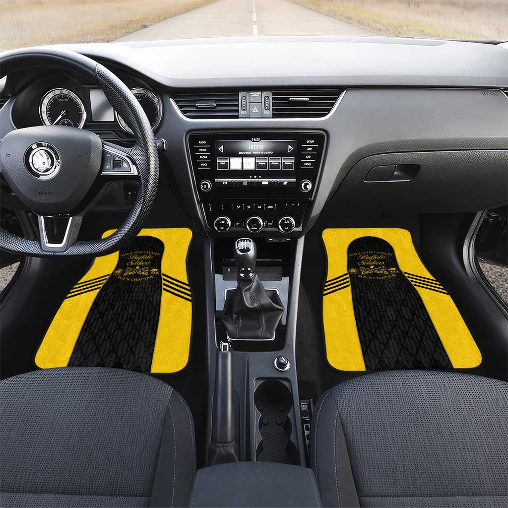Personalized Buffalo Soldiers Car Mats 9th & 10th Cavalry Regiment