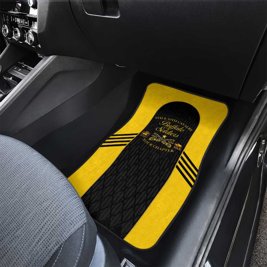 Personalized Buffalo Soldiers Car Mats 9th & 10th Cavalry Regiment