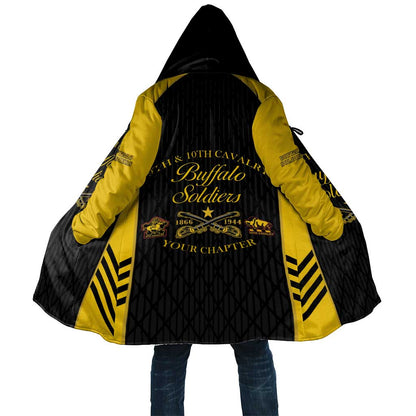 Personalized Buffalo Soldiers Cloak 9th & 10th Cavalry Regiment