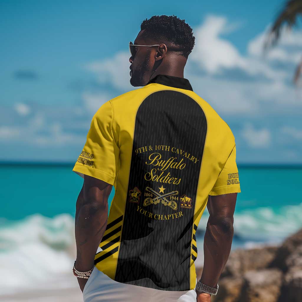 Personalized Buffalo Soldiers Hawaiian Shirt 9th & 10th Cavalry Regiment