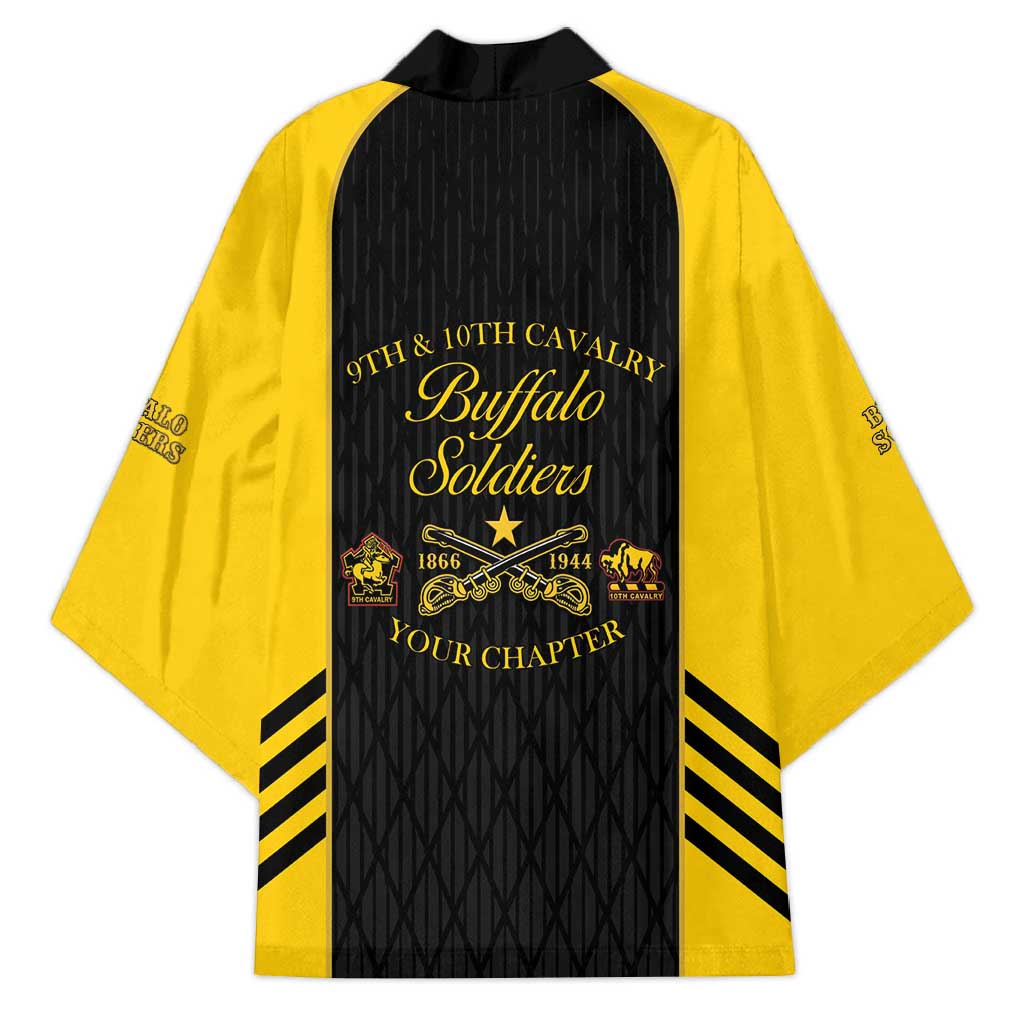 Personalized Buffalo Soldiers Kimono 9th & 10th Cavalry Regiment