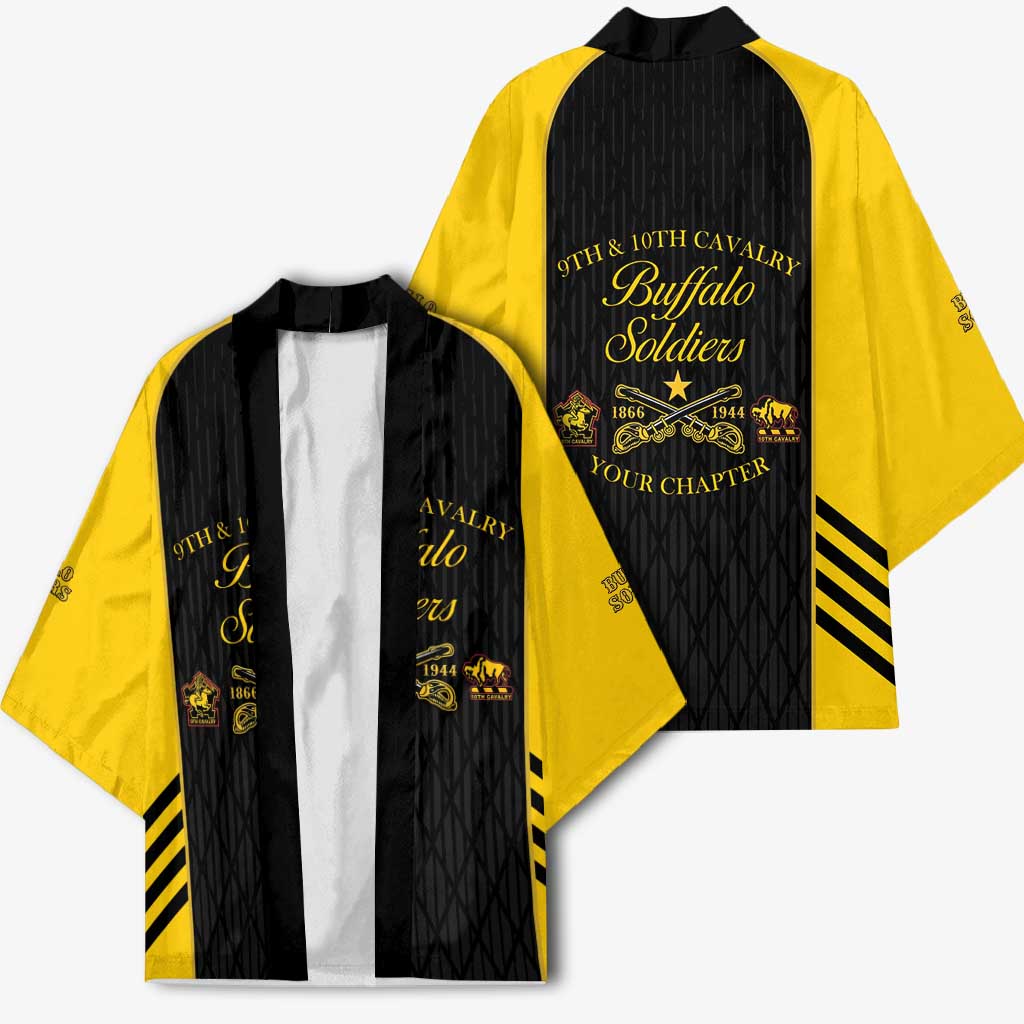 Personalized Buffalo Soldiers Kimono 9th & 10th Cavalry Regiment