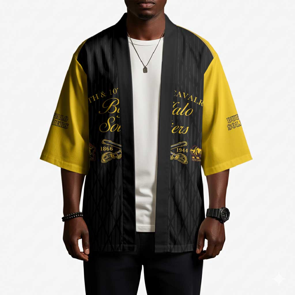 Personalized Buffalo Soldiers Kimono 9th & 10th Cavalry Regiment