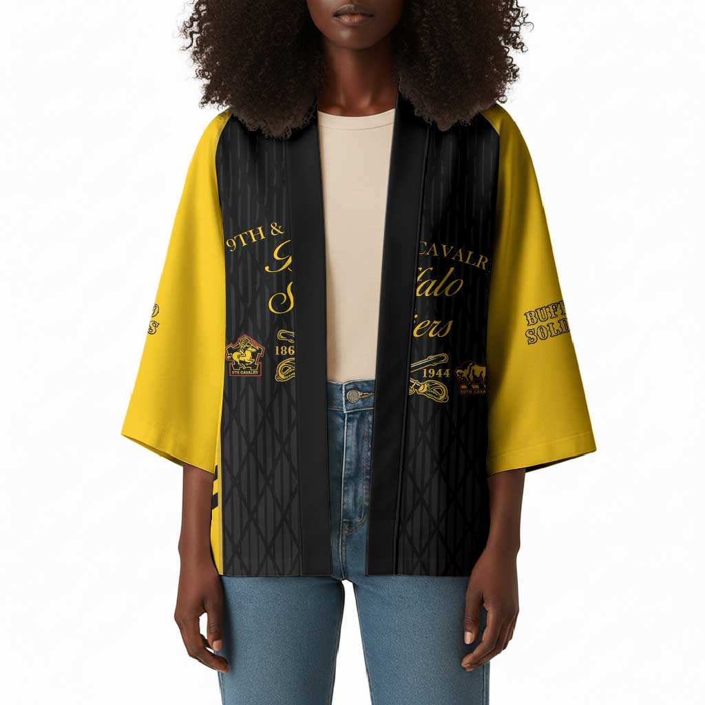 Personalized Buffalo Soldiers Kimono 9th & 10th Cavalry Regiment