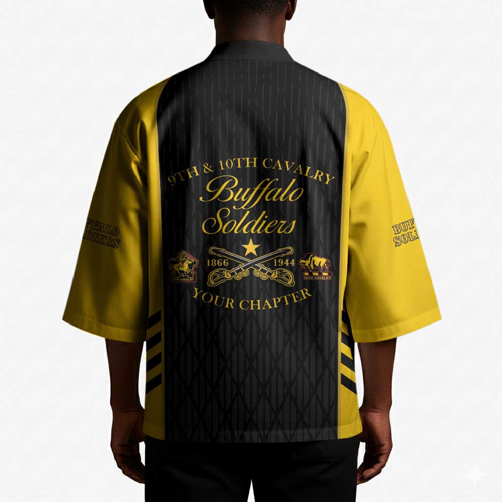 Personalized Buffalo Soldiers Kimono 9th & 10th Cavalry Regiment