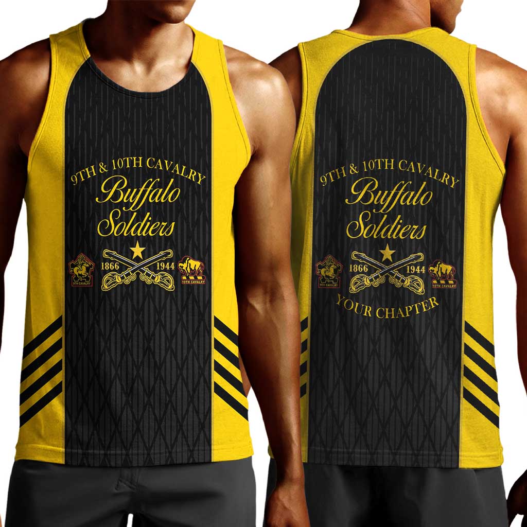 Personalized Buffalo Soldiers Men Tank Top 9th & 10th Cavalry Regiment