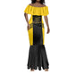 Personalized Buffalo Soldiers Mermaid Dress 9th & 10th Cavalry Regiment