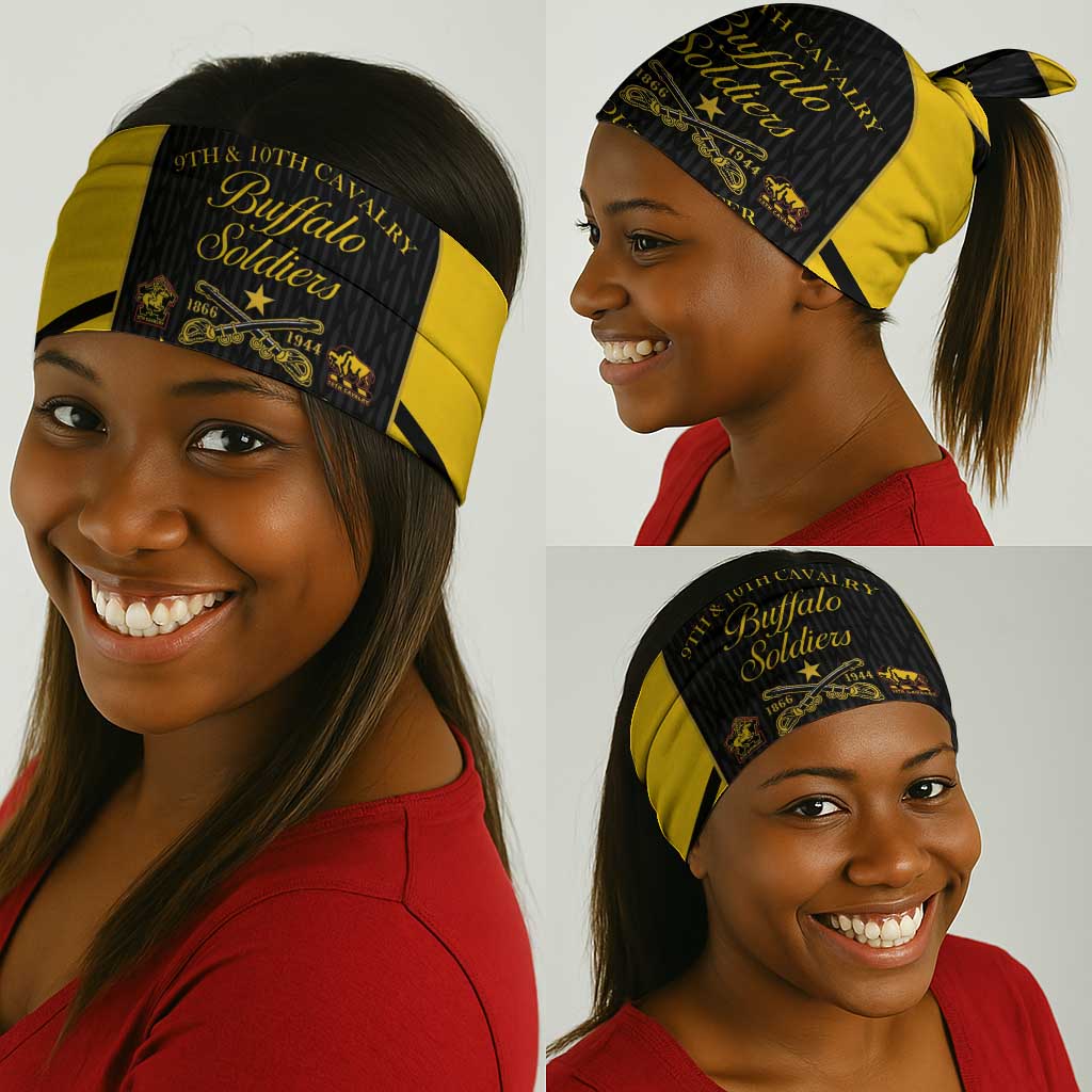 Personalized Buffalo Soldiers Neck Gaiter 9th & 10th Cavalry Regiment