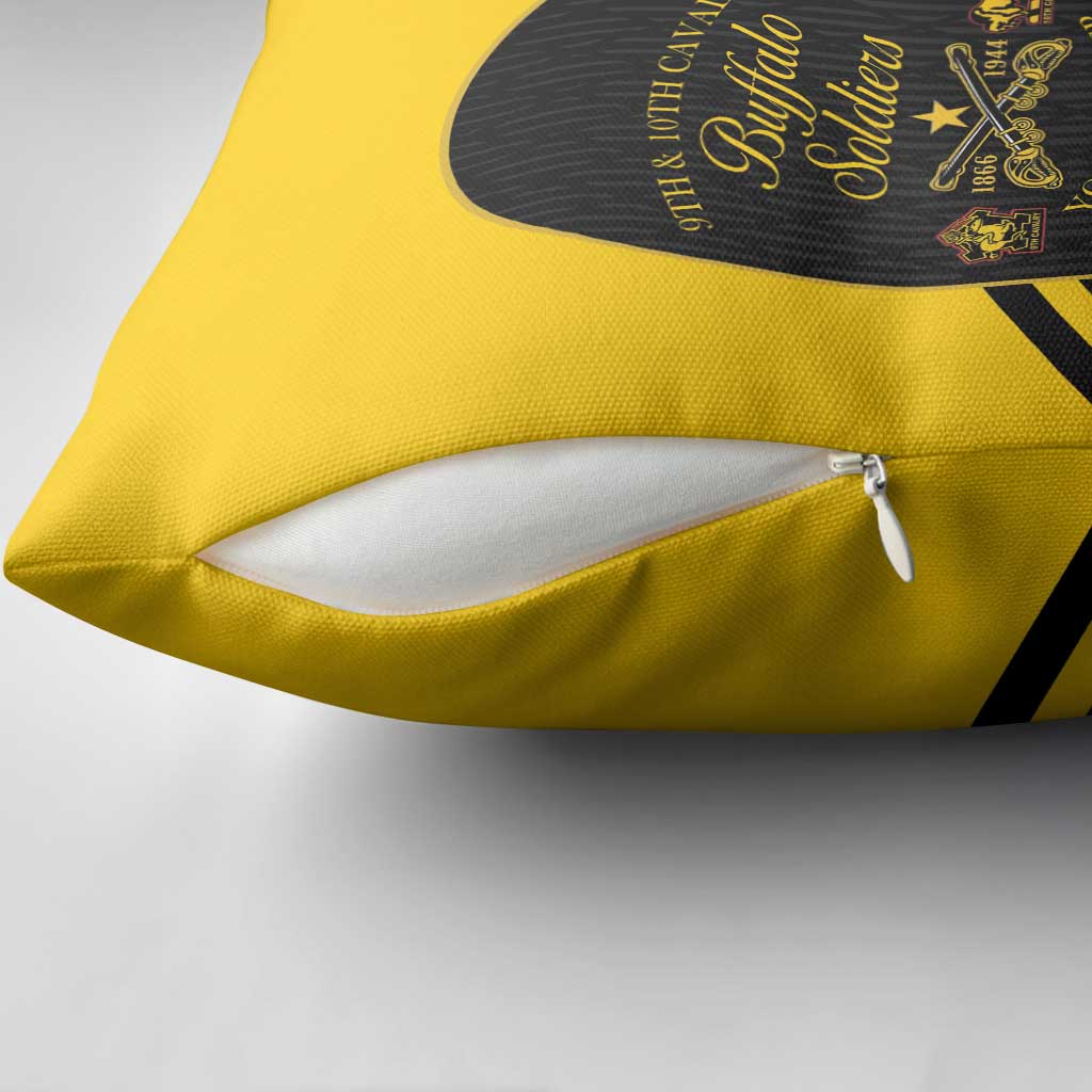 Personalized Buffalo Soldiers Pillow Cover 9th & 10th Cavalry Regiment