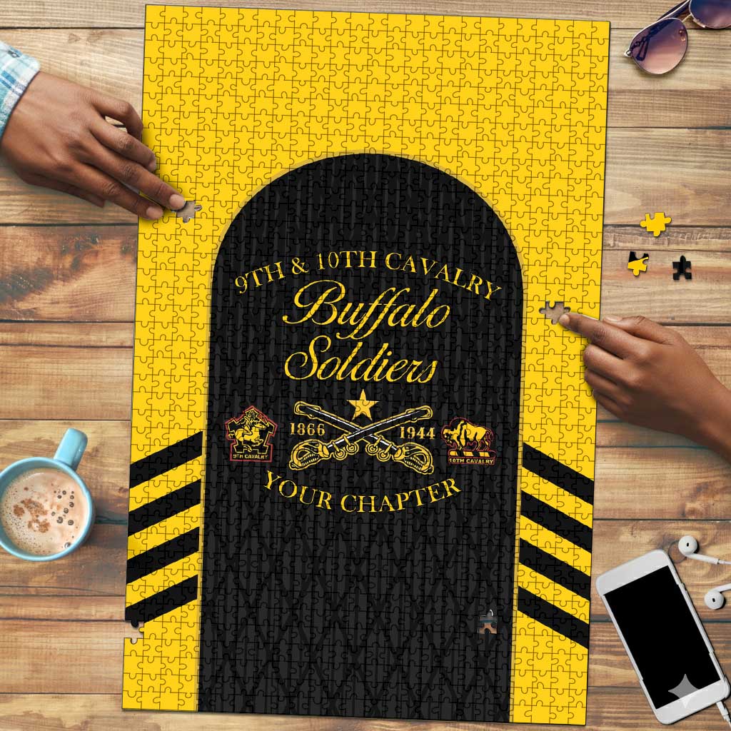 Personalized Buffalo Soldiers Puzzle 9th & 10th Cavalry Regiment