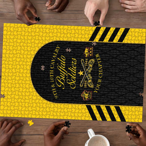 Personalized Buffalo Soldiers Puzzle 9th & 10th Cavalry Regiment