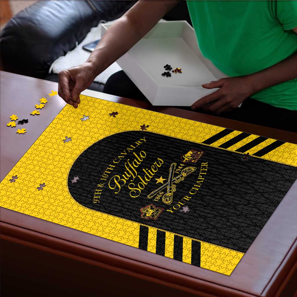 Personalized Buffalo Soldiers Puzzle 9th & 10th Cavalry Regiment