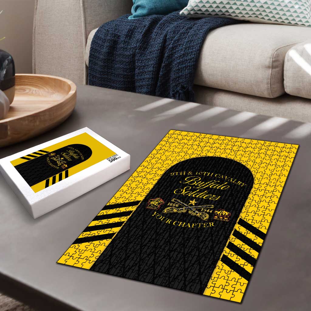 Personalized Buffalo Soldiers Puzzle 9th & 10th Cavalry Regiment