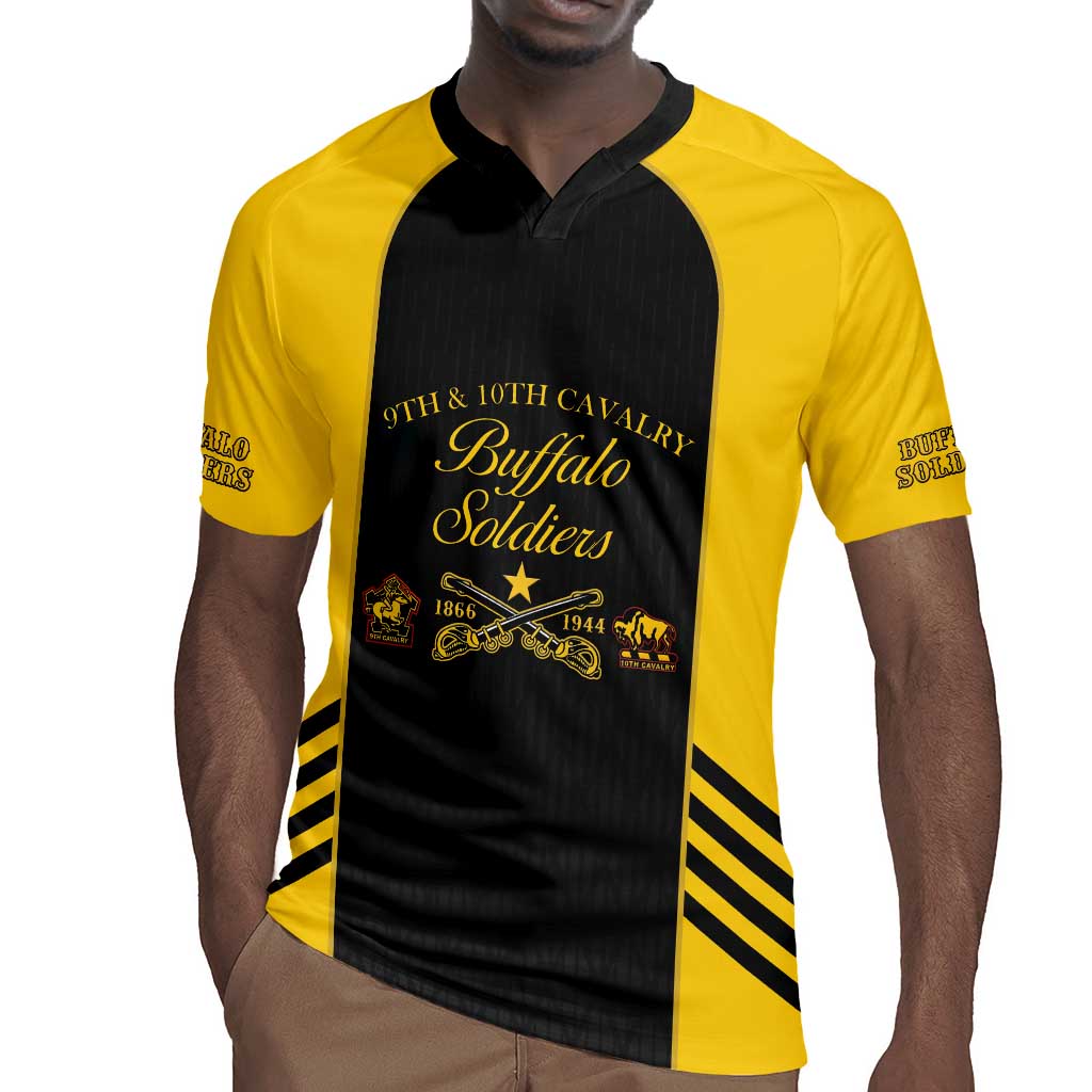 Personalized Buffalo Soldiers Rugby Jersey 9th & 10th Cavalry Regiment
