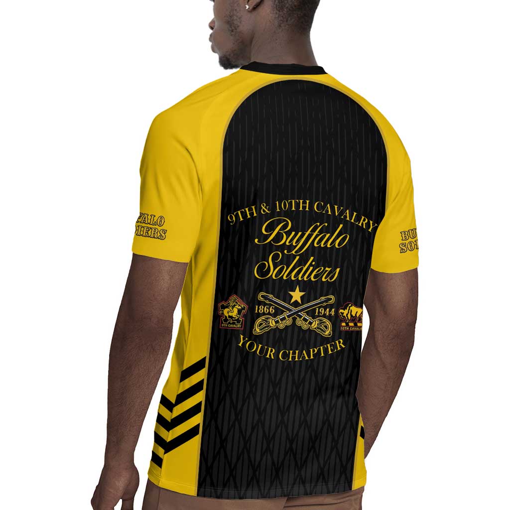 Personalized Buffalo Soldiers Rugby Jersey 9th & 10th Cavalry Regiment