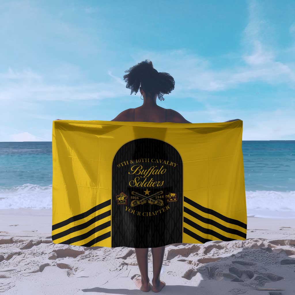 Personalized Buffalo Soldiers Sarong 9th & 10th Cavalry Regiment