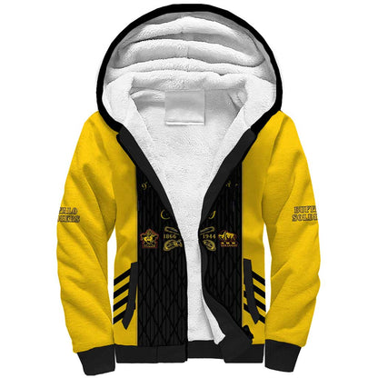 Personalized Buffalo Soldiers Sherpa Hoodie 9th & 10th Cavalry Regiment