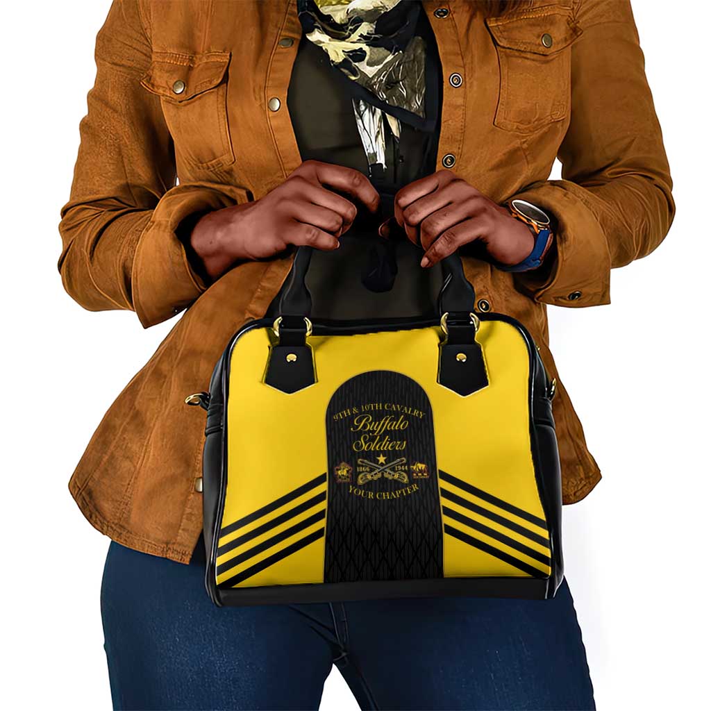 Personalized Buffalo Soldiers Shoulder Handbag 9th & 10th Cavalry Regiment