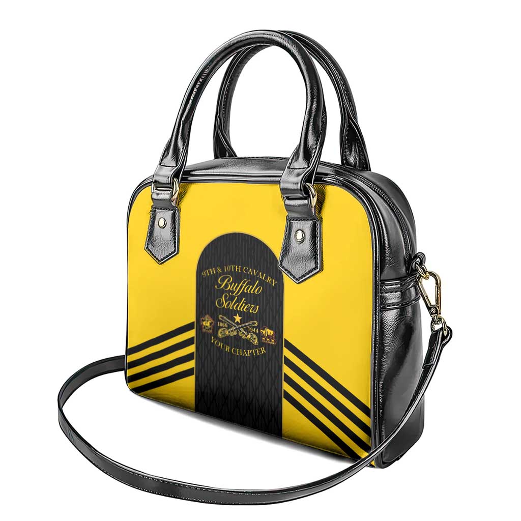 Personalized Buffalo Soldiers Shoulder Handbag 9th & 10th Cavalry Regiment