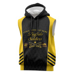Personalized Buffalo Soldiers Sleeveless Hoodie 9th & 10th Cavalry Regiment
